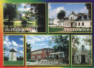 Widokówka -  Krasocin, Nagłowice, Oleszno               